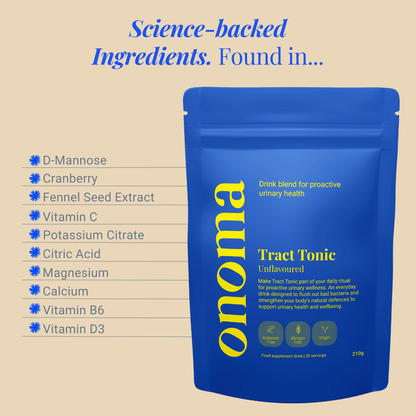 Onoma Health Tract Tonic - Urinary Tract & Bladder Wellness Support