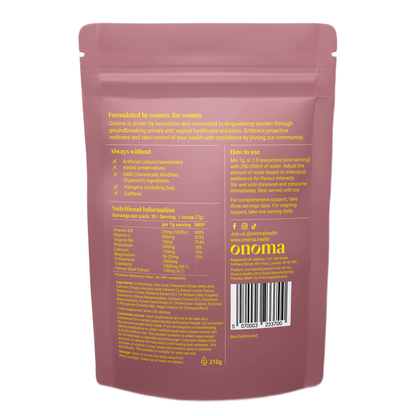 Onoma Health Tract Tonic - Urinary Tract & Bladder Wellness Support